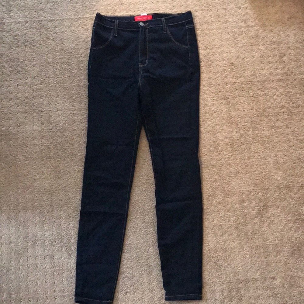 High waisted jeggings